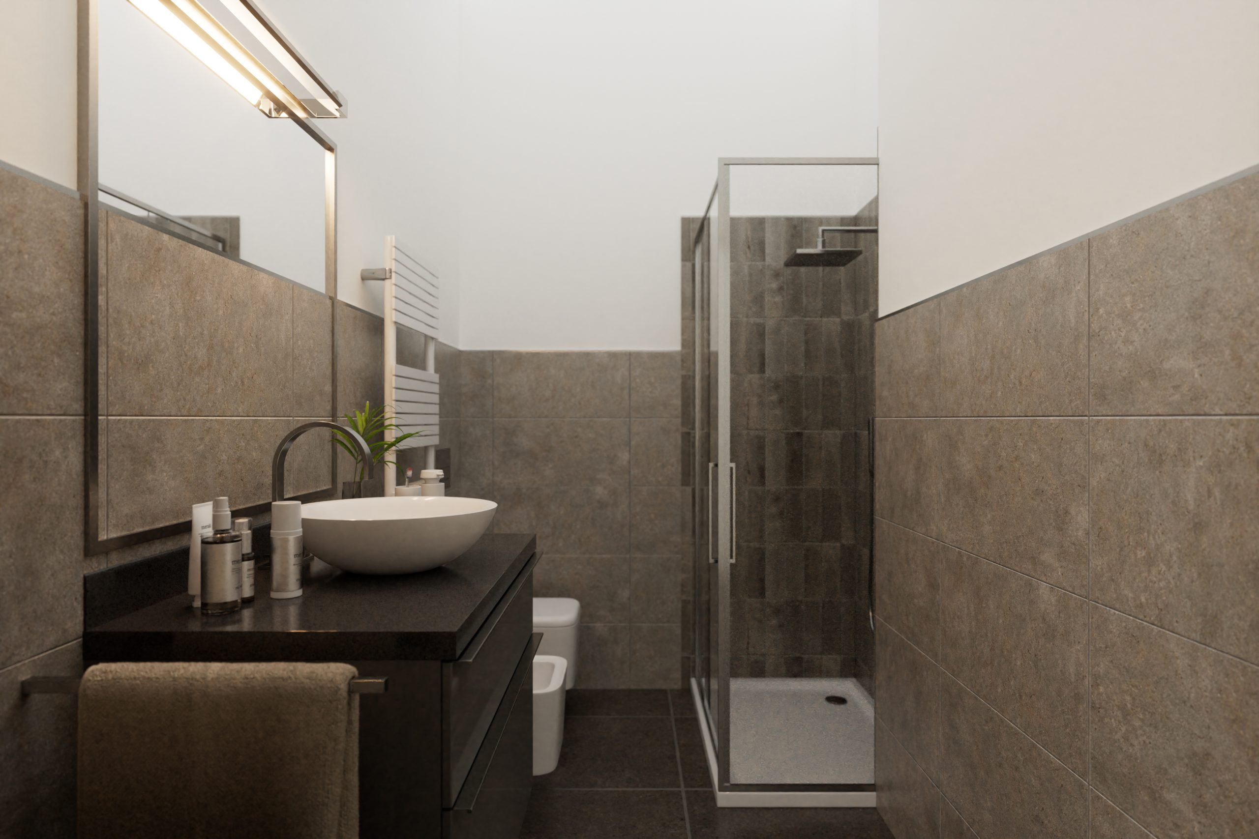 Bilocale di 55 mq con terrazzo Interni di San Rocchetto 20 appartamento 5 bagno